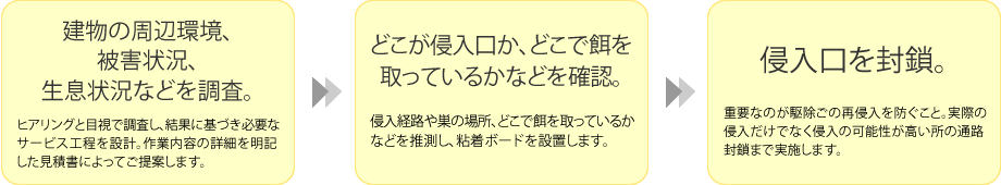 ネズミ駆除サービス